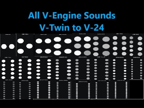 V2 to V24 All Engine Sounds - Engine Simulator