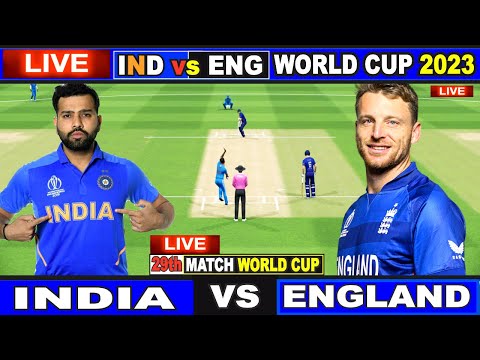 Live: IND Vs ENG, ICC World Cup 2023 | Live Match Centre | India Vs England | 2nd Inning