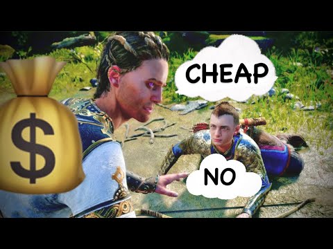HEIMDALL INSULTS ATREUS FOR PICKING UP HACKSILVER | GOD OF WAR : RAGNAROK | PS4 PRO