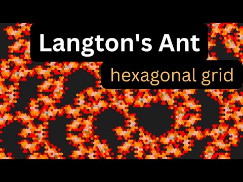 Langton's Ant on a hexagonal grid