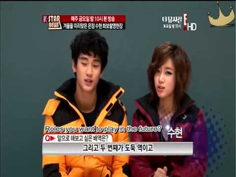 [Diadem Subs]  110923 K-Star News 'Spris' Interview - Eunjung Cut