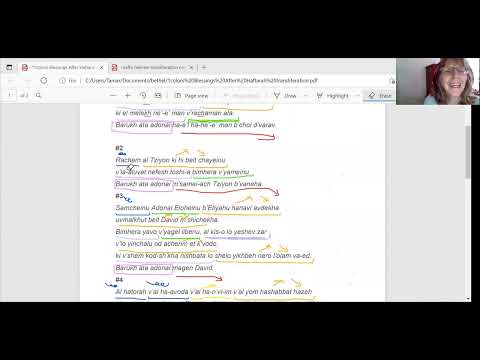 8blesing after haftarah with transliteration