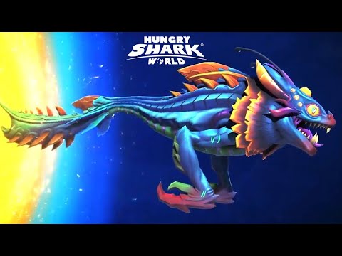 Hungry Shark World - NEW COSMIC ALAN Shark Unlocked - Black Hole Power Gameplay