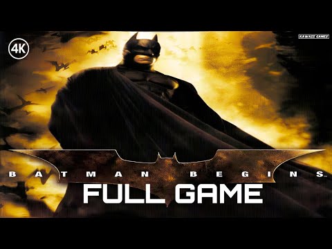 Batman Begins [PS2, Gamecube, XBOX] Gameplay Walkthrough Movie FULL GAME [4K 60FPS🔴]