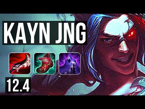 KAYN vs QIYANA (JNG) | Rank 3 Kayn, 16/2/4, Legendary | JP Grandmaster | 12.4