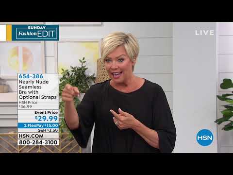 Nearly Nude Seamless Bra with Optional Straps