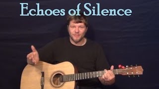 Echoes of Silence (The Weeknd) Easy Guitar Lesson How to Play Tutorial