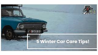 5 Winter Car Care Tips