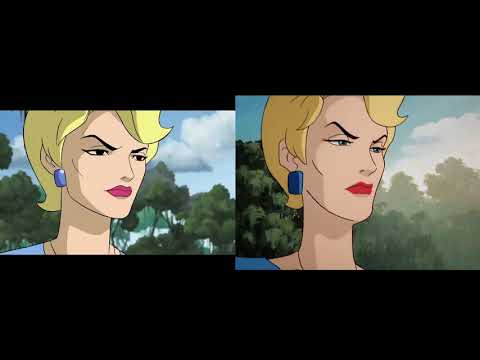 "Return to..." Flashback vs. Actual Zombie Island Scenes