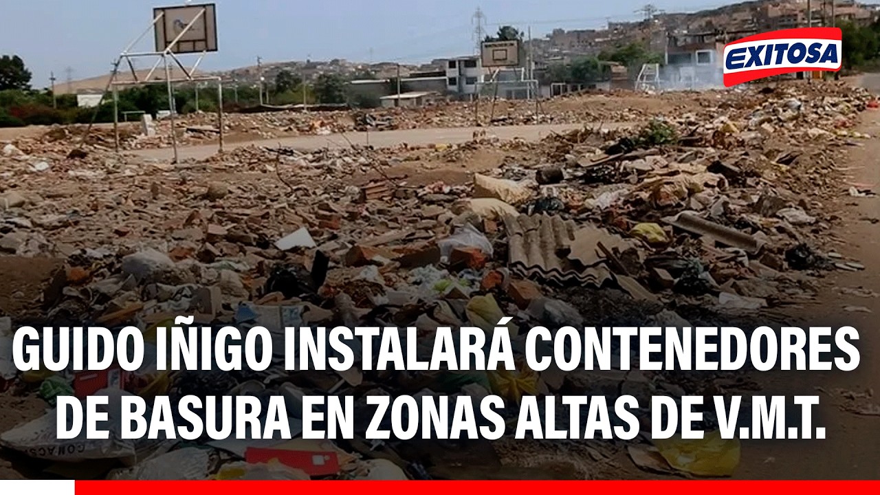 🔴🔵 Zonas altas de V.M.T. tendrá contenedores de basura con Guido Iñigo de alcalde