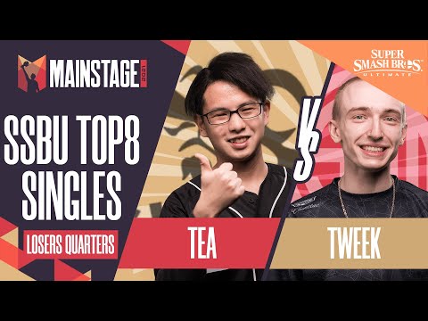 Tea vs Tweek - SSBU Singles: Top 8 Losers Quarters - Mainstage 2021 | Pac-Man vs Diddy Kong