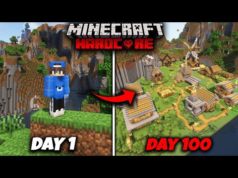 I Survived 100 Days In Amplified World In Minecraft Hardcore