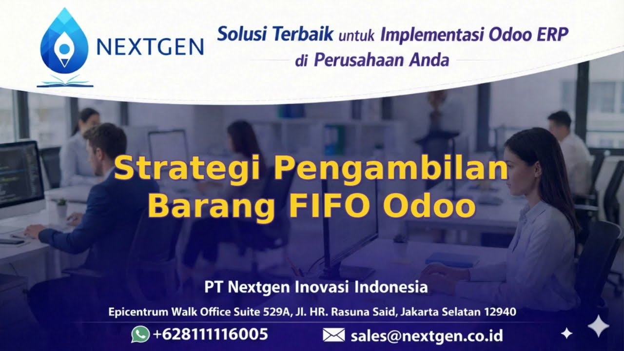 13 - Strategi Pengambilan Barang FIFO di Odoo
