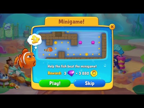 @Fishdom Win Strikes Level 10896 - 10899 and Minigame!