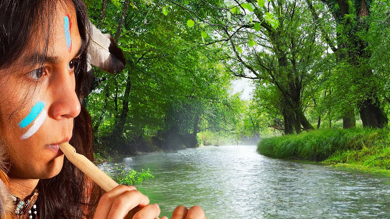 Rain & Flutes - Native American Music and Rain Sounds for Deep Sleep
