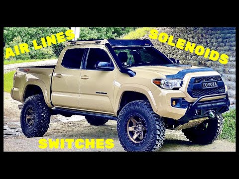 Toyota Tacoma | ARB Locker Air Lines, OEM Style Switch Wiring & Solenoids Installed | (2017 Tacoma)