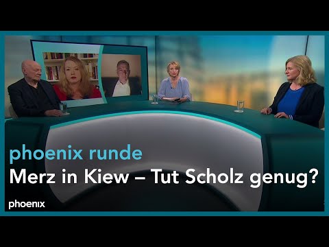 phoenix runde: Merz in Kiew – Tut Scholz genug?