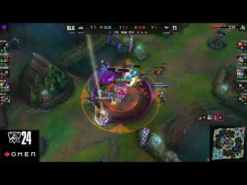Faker's Galio entrance against BLG in Game 5 secured their victory at Worlds 2024