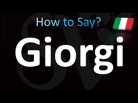 How to Pronounce Giorgi (CORRECTLY!)