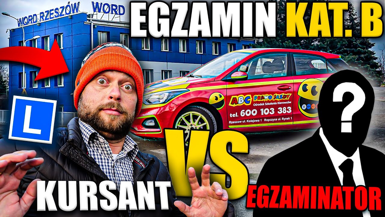 EGZAMIN Z EGZAMINATOREM WORD! - Jak naprawdę wygląda EGZAMIN na Prawo Jazdy KATEGORIA B