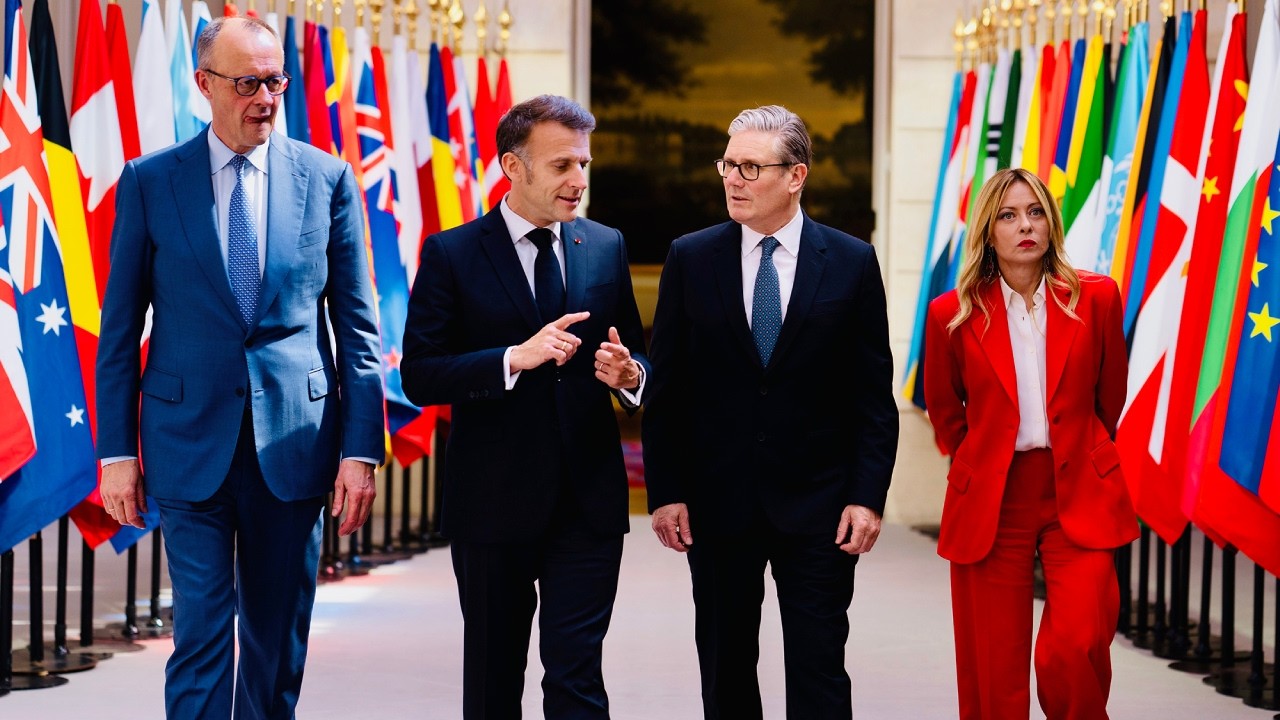 GIORGIA MELONI A PARIGI PER LA CONFERENZA SULLA NAVIGAZIONE MARITTIMA NELLO STRETTO DI HORMUZ