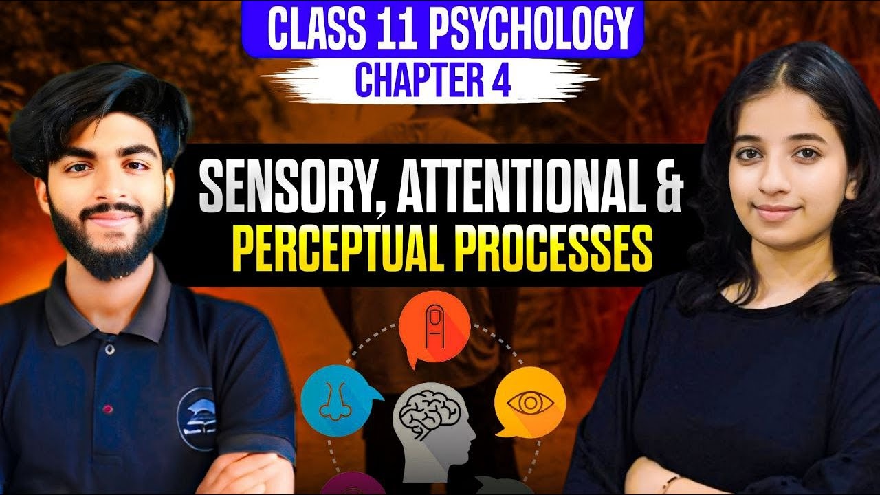 Sensory attentional and perceptual processes One Shot Explanation | Class 11 Psychology Ch 5
