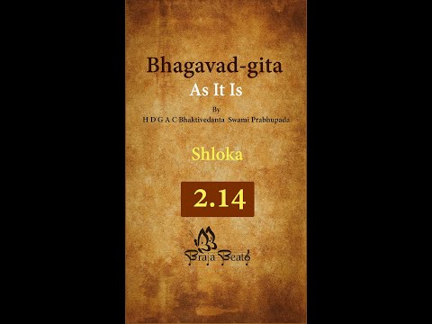 Bhagavad-gita 2.14#shorts