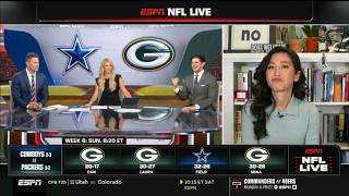 NFL LIVE | "Cowboys are going to crush Packers this Sunday" - Field Yates doesn'