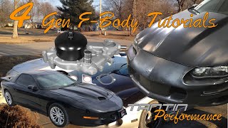 How to Replace The Water Pump on a (98-02 Camaro and Trans AM) LS Powered FBody