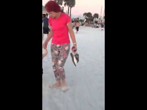 Adeline in the sand - 1