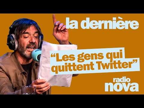 "People Who Leave Twitter" - Thomas VDB's column in "La dernière"