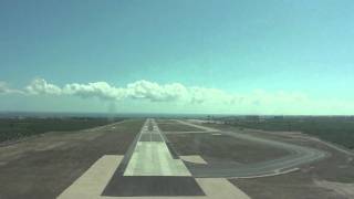 preview picture of video 'Landing in Bari Palese BRi rwy 07'