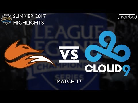 FOX vs C9 All Games Highlights NA LCS Summer 2017 Echo Fox vs Cloud 9 LoL eSports