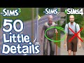 The Sims 3: 50 FUN LITTLE DETAILS not in Sims 2 & Sims 4