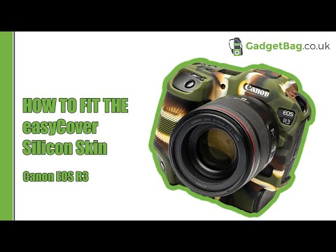 easyCover Silicon Skin Fitting for Canon R3 Body - protects from bumps, knocks and scratches