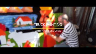 Truck painting experience with a professional - Jodhpur, Rajasthan