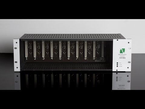 WesAudio Titan 10-Slot Powered ng500 / 500 Series Rack 2010s - Black image 4