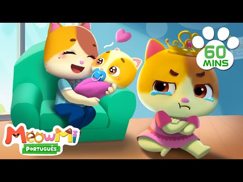 🐱 Show da Família Gato - Mamãe Amava Mais de Meu Irmãozinho! 💔😿