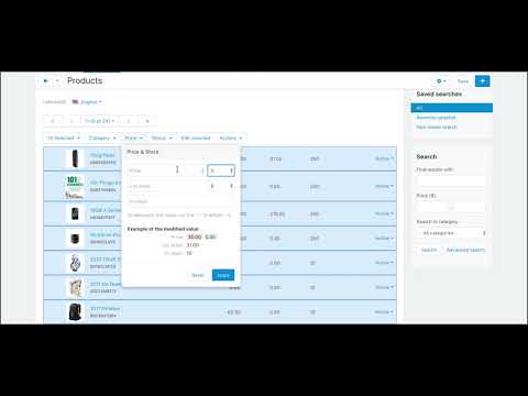 Bulk Product Editing in CS-Cart Multi-Vendor Marketplace