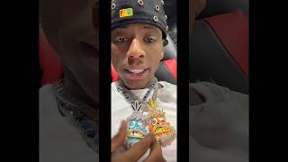 Souljaboy got a NEW custom diamond chain #souljaboy #hiphop #jewelry