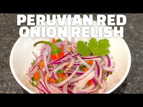 Peruvian Red Onion Relish (Salsa Criolla)
