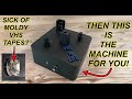 VHS Tape Mold Cleaning Machine With Integrated Vacuum System VHS Is LIFE