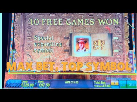 Slots Session Pt 5/5: £10,000 Jackpot Casino Slots, Max bet bonus on Dolphins Pearl & Book of Ra etc