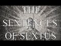 The Sentences of Sextus the Pythagorean