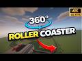 Minecraft 360° VR – Black Cat Roller Coaster | 4K 60FPS