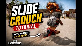 How to SLIDE CROUCH in PUBG. (Slide Cancel / Korean Slide /Crouch Drift)