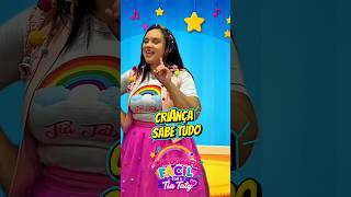 Criança sabe tudo ! Coreografia fácil #foryou #feedshorts #shorts