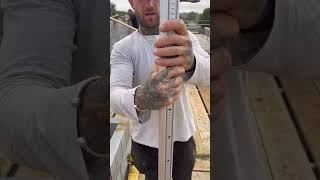 Bed plate like a pro 👌🧱 #bricklayer #construction #bricklaying