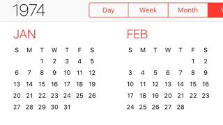 1974 Calendar