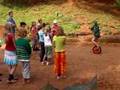 Caleb Unicycles For His Class In Bellingen Australia